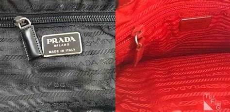 fake prada all across the room|real prada lining.